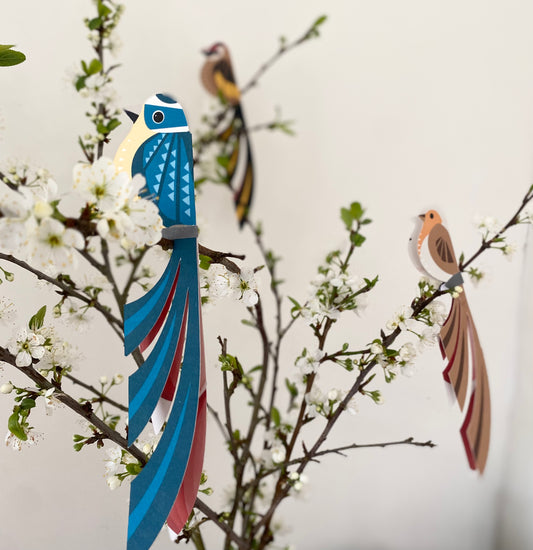 Mibo's Balancing Garden Birds