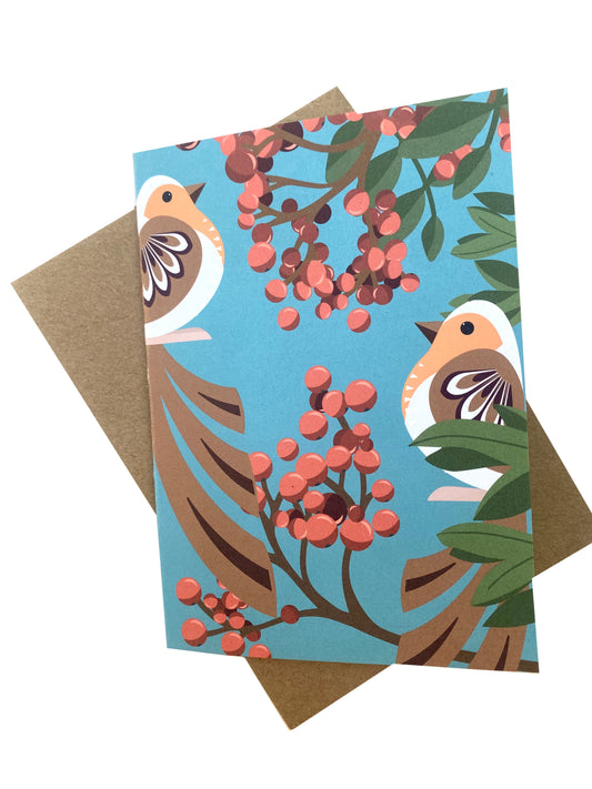 Robin and Rowan Greetings Card