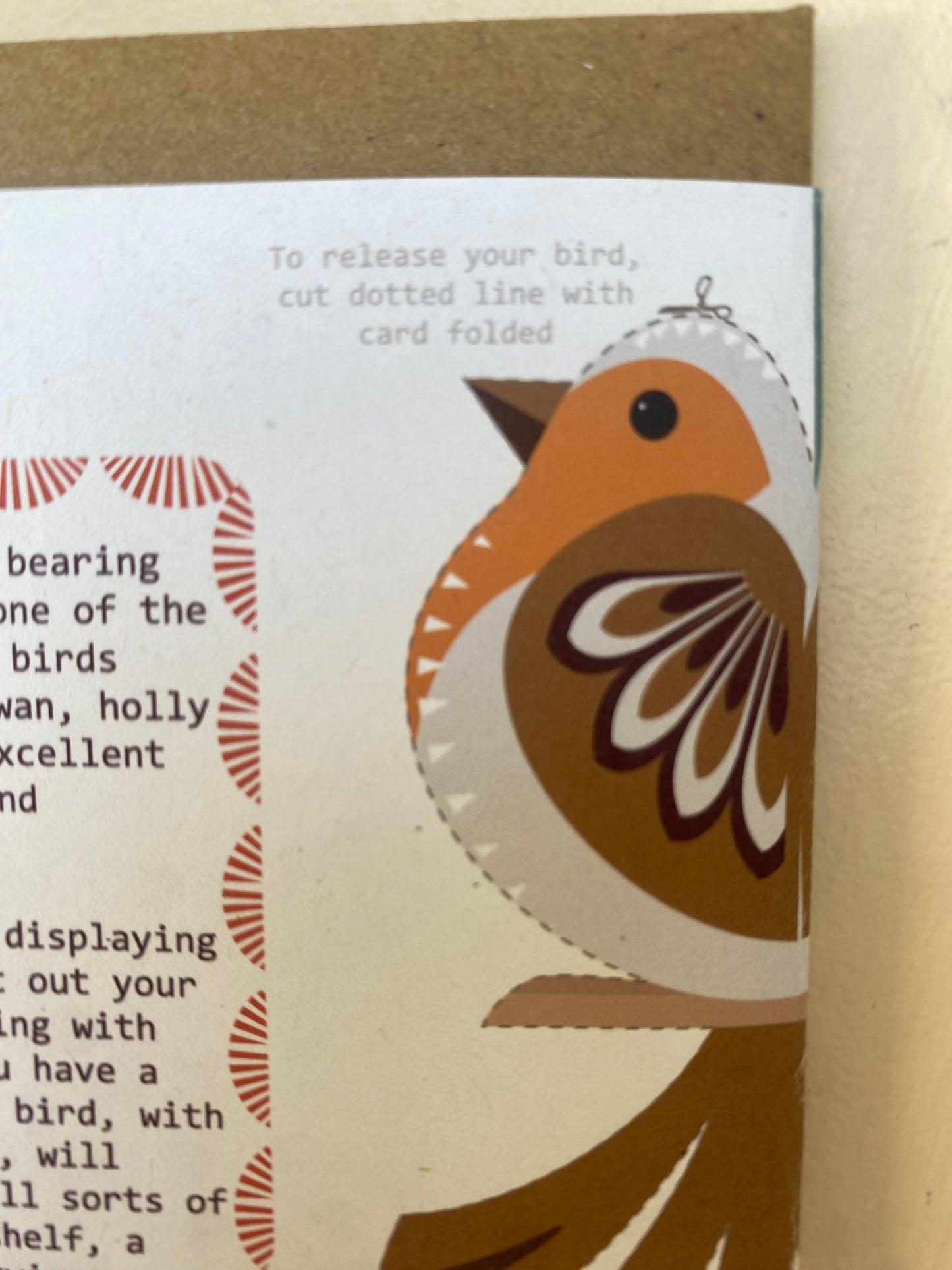 Robin and Rowan Greetings Card